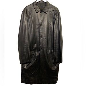 PRADA leather  coat